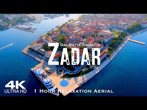 [4K] ZADAR 🇭🇷 1 Hour Drone Aerial Relaxation Film | Croatia Hrvatska Dalmatia
