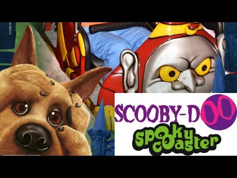 Take a ride on the Scooby Doo Spooky Coaster Movieworld - warning - it's dark in there!