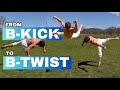 HOW To Butterfly Kick And Butterfly Twist Step By Step Tutorial By Cirque Du Soleil Artist