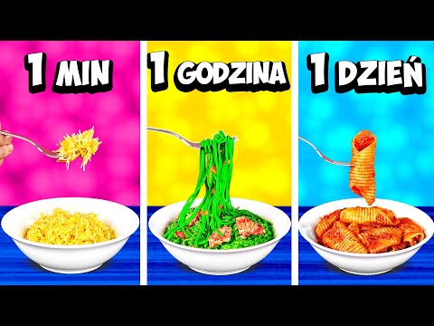 1 Minuta vs 1 Godzina vs 1 Dzień Makaron z VANZAI COOKING