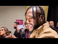 Deontay Wilder reacts to Crawford BEATDOWN of Errol Spence Jr!