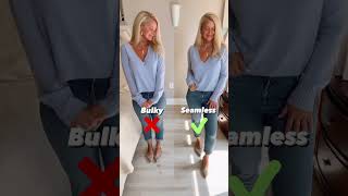 Fashion hack for jeans! The best way to cuff your jeans for Fall. #shorts #shortsvideo #styletips