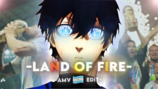 Cover art for 【Land Of Fire】→ Blue Lock  [EDIT/AMV 4K]