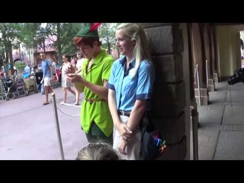 Magical Meeting with Peter Pan at Walt Disney World in Florida!