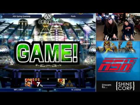 WIT | ORLY (Falcon) vs SC | GGDoe (Ganon/G&W) - ASH Spring Quarterly Project M Pools
