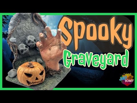 Sculpting Spooky Graveyard | SCP-2679 | Halloween Special | Graveyard Horror | Timelapse