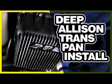 PPE Heavy Duty Deep Allison Trans Pan Install: Chevy Duramax