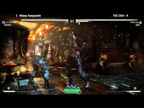 MKX @ Paradise Found - Klassy Sasquatch (Kano) vs TSC CDjr (Jax) [720p/60fps]