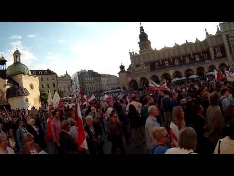Wczorajsza manifestacja antyrządowa w Krakowie