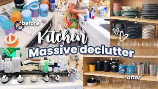 Massive 42‑Cabinet KITCHEN Reset 2025 | Messy Declutter, Storage Makeover + Organizers