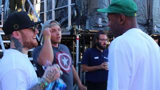 MAC MILLER | BACK STAGE WITH TYLER THE CREATOR