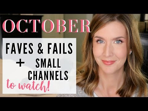 October Favorites and Fails 2018 | Monthly Beauty & Lifestyle Favorites Video