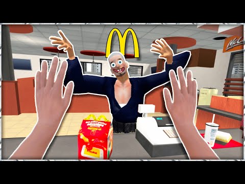 Working at MCDONALD'S in VR...
