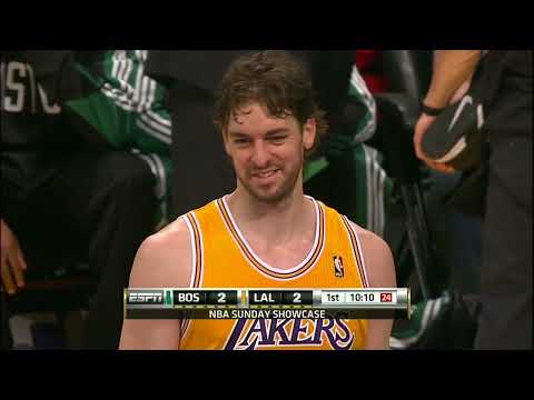 NBA 2011 Boston Celtics vs. Los Angeles Lakers Paul Pierce vs. Kobe Bryant