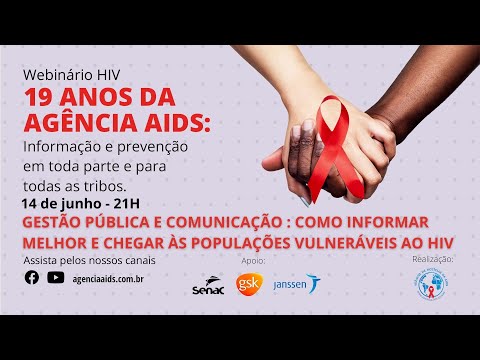LIVE ÀS TERÇAS: Gestão Pública e Comunicação – como informar melhor e chegar às populações vulneráveis ao HIV