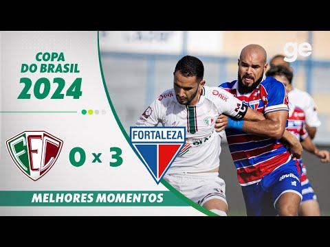 Gols e lances de Fluminense - PI x Fortaleza