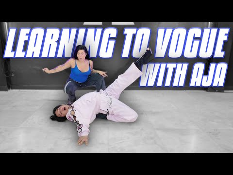 LEARNING HOW TO VOGUE WITH AJA