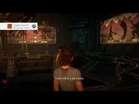 Uncharted: The Lost Legacy - Shadow Theater Trophy (Complete the shadow puzzle in 10 moves or less)
