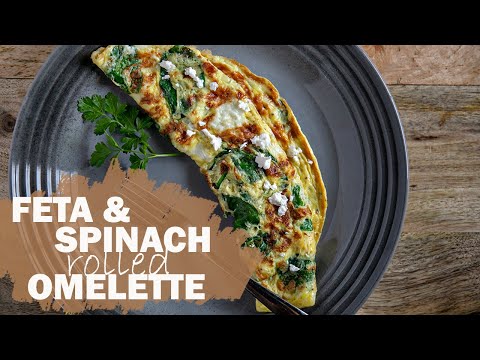Spinach and Feta Omelette