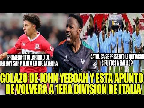 Católica played, will Emelec lose 3 points? John Yeboah's stunning goal will see them promoted ba...