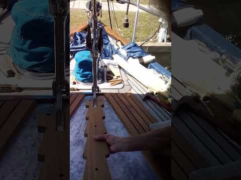 Teak Deck fitted and ready to install