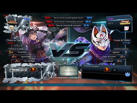 L7 128_2 D Kunimitsu (Anakin x24) Vs (Len_Aon) Kunimitsu - Tekken 7 ( Uchiha x24) Online sin Grafica