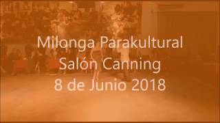 Video thumbnail for Juan Amaya y Valentina Garnier. Milonga Parakultural, salón Canning