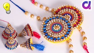 How to make Beautiful Rakhi at home | Raksha Bandhan Rakhi Making ideas | Artkala