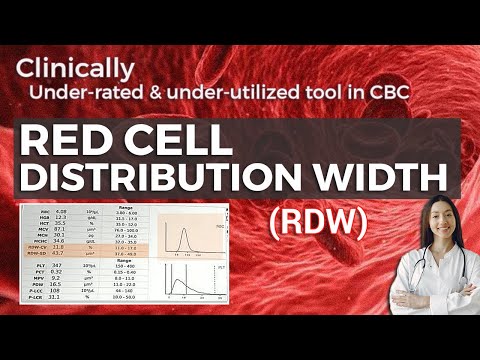 Red cell Distribution Width (RDW): What is it and what are its uses?