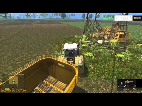 Farming Simulator 15 on Two Rivers harvesting sugar beets