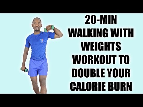 20 Minute Easy Walk at Home Exercise for Weight Loss 200 Calories