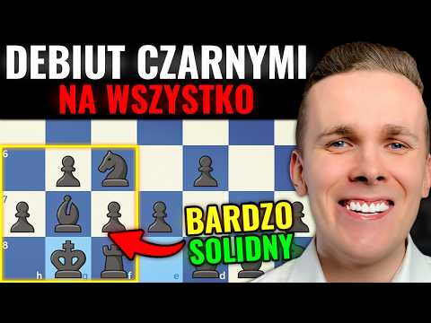 JEDYNY DEBIUT CZARNYMI KTÓRY MUSISZ ZNAĆ! Szachy dla początkujących | Michał Kanarkiewicz