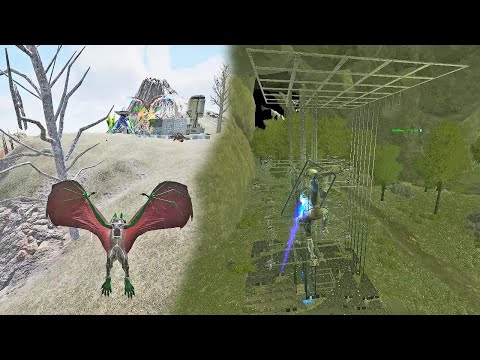 Ark Raiding and Upgrade Base Valguero Skylight | Ark Survival Evolved Ep 2
