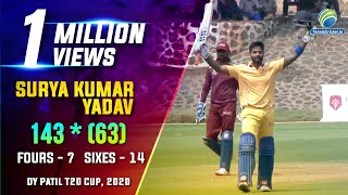 Surya Kumar Yadav Batting  Second Hundred in DY Pa
