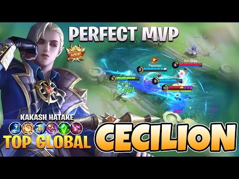 Cecilion Perfect Mvp Gameplay! Top Global Cecilion by Han Lin ~ Mobile Legends