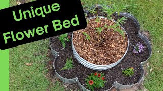 Garden Makeover: A Unique Flower-Shaped Raised Bed