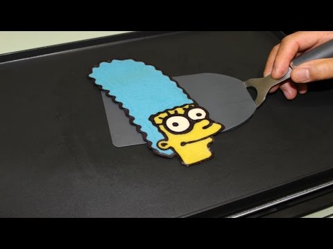 Pancake Art - Marge Simpson (The Simpsons) by Tiger Tomato Video