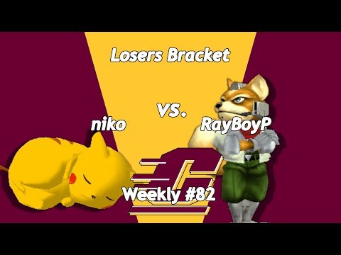 niko (Pikachu) vs RayBoyP (Fox) - SSBM Singles - CMU Weekly #82