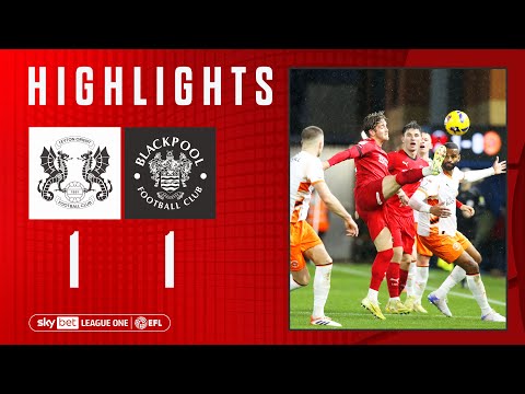 Highlights: Leyton Orient 1-1 Blackpool