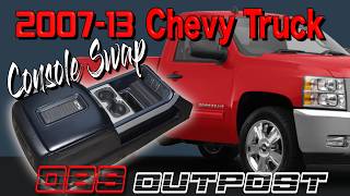2007-13 Chevy Silverado GMC Sierra Truck Console Upgrade to 2014-18. DIY Direct Bolt-In Swap.