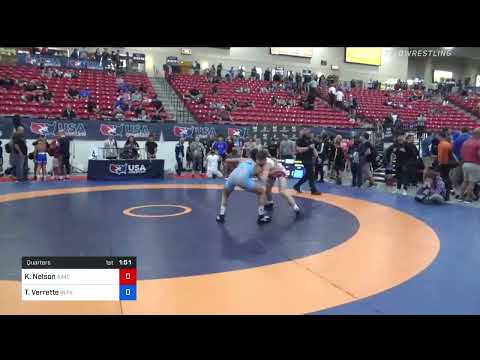 57 Kg Quarters - Kyler Nelson, Askeo International Mat Club Vs Thomas Verrette, Black Fox Wrestlin