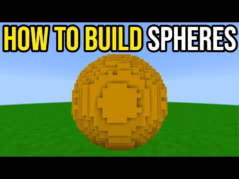 VIPmanYT - How To Make Spheres With One Command | Minecraft PS4/Xbox/PE/Bedrock