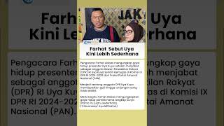 Farhat Abbas Ungkap Kini Gaya Hidup Uya Kuya Berubah saat Jadi Anggota DPR, Naik Pesawat Ekonomi