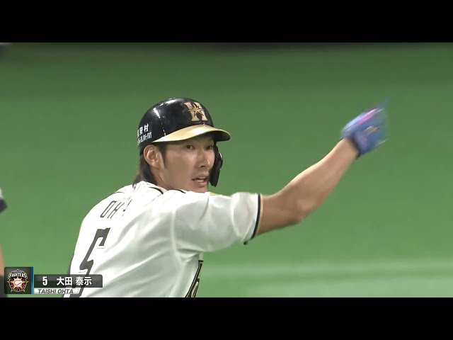 【代打でも継続】ファイターズ・大田 13試合連続安打がタイムリー