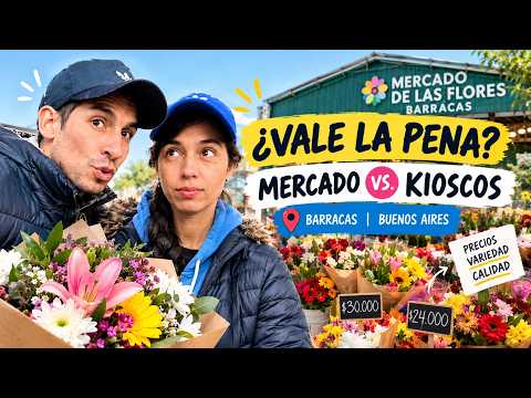 Fuimos a buscar flores y encontramos una gran diferencia de precios 💐🇦🇷
