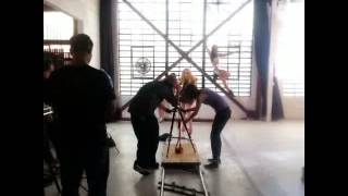 LeLe XO Sugardaddy LIVE video - Behind the curtain