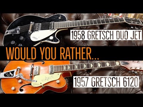 Would You Rather... 1958 Gretsch Duo Jet vs 1957 Gretsch 6120 | Norman's Rare Guitars