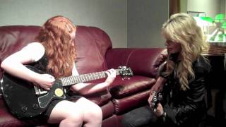 Orianthi gives a guitar lesson - According to You