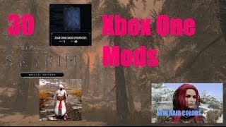 Skyrim SE Xbox One Mods|30|Skyrim Hair Colors,Skills in Book Titles ,Assassin's Creed Altair Robes