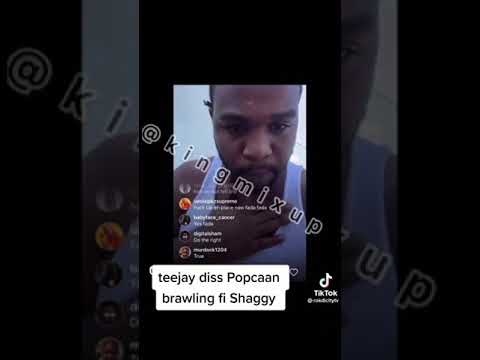 Teejay diss Popcaan wicked and big up Shaggy